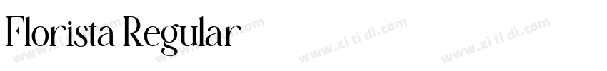 Florista Regular字体转换 Florista Regular字体转换